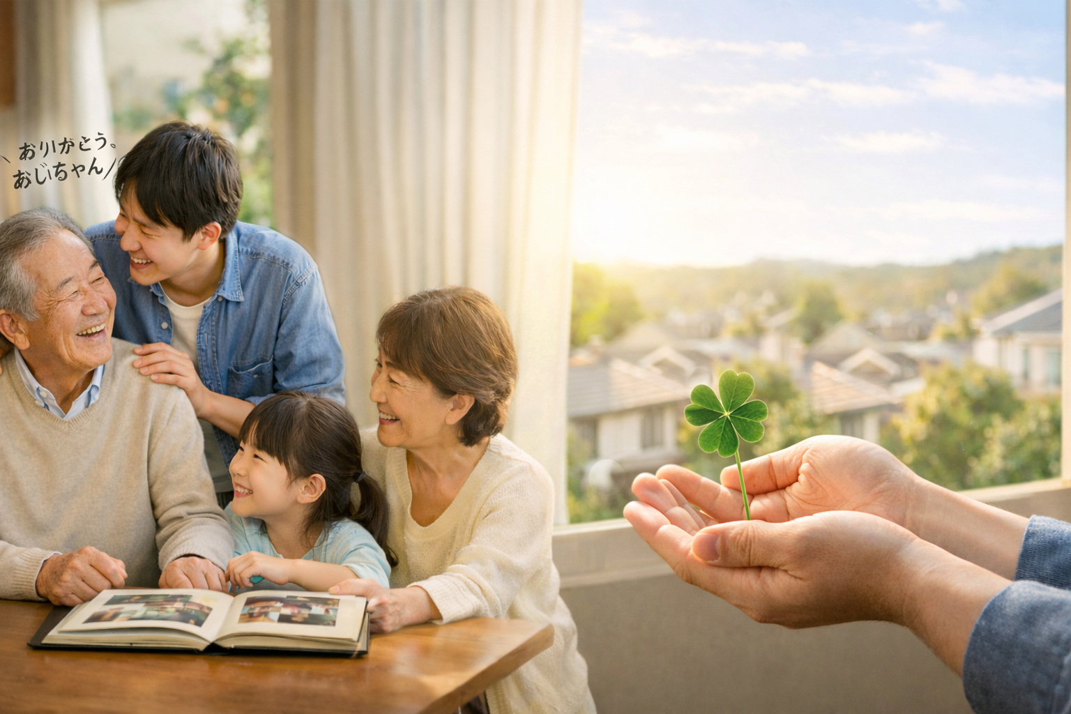 遺すのは、争いではなく「感謝の笑顔」
