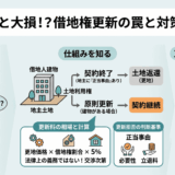 借地権の更新完全ガイド|更新料の相場・計算方法から更新拒否まで