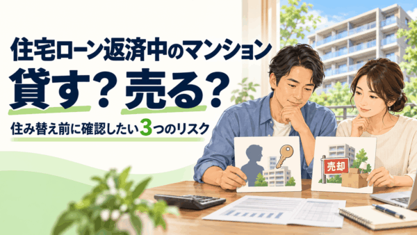 住宅ローン返済中のマンションは貸せる？住み替え時に売るか貸すかを判断する順番