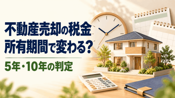 不動産売却の所有期間で税率はどう変わる？5年・10年の判定と税額の考え方